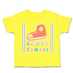 Toddler Clothes Happy Camper Boots Toddler Shirt Baby Clothes Cotton