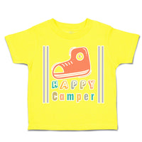 Toddler Clothes Happy Camper Boots Toddler Shirt Baby Clothes Cotton