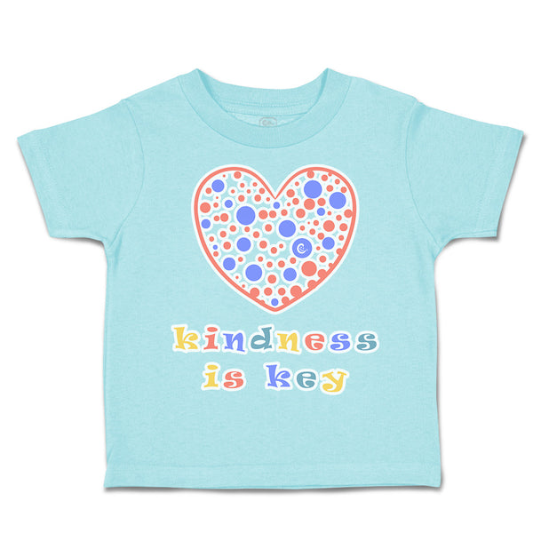 Toddler Clothes Kindness Is Key Heart Toddler Shirt Baby Clothes Cotton
