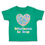 Toddler Clothes Kindness Is Key Heart Toddler Shirt Baby Clothes Cotton