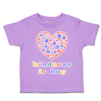 Toddler Clothes Kindness Is Key Heart Toddler Shirt Baby Clothes Cotton