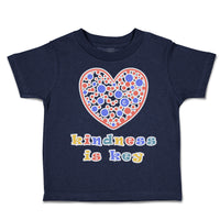 Toddler Clothes Kindness Is Key Heart Toddler Shirt Baby Clothes Cotton