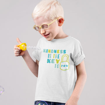 Toddler Clothes Kindness Is The Key to Joy Lock Toddler Shirt Cotton