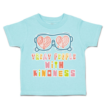 Toddler Clothes Treat People with Kindness Shades Toddler Shirt Cotton
