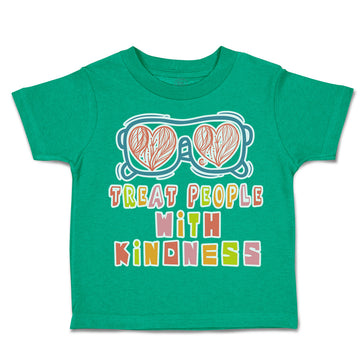 Toddler Clothes Treat People with Kindness Shades Toddler Shirt Cotton