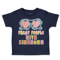Toddler Clothes Treat People with Kindness Shades Toddler Shirt Cotton