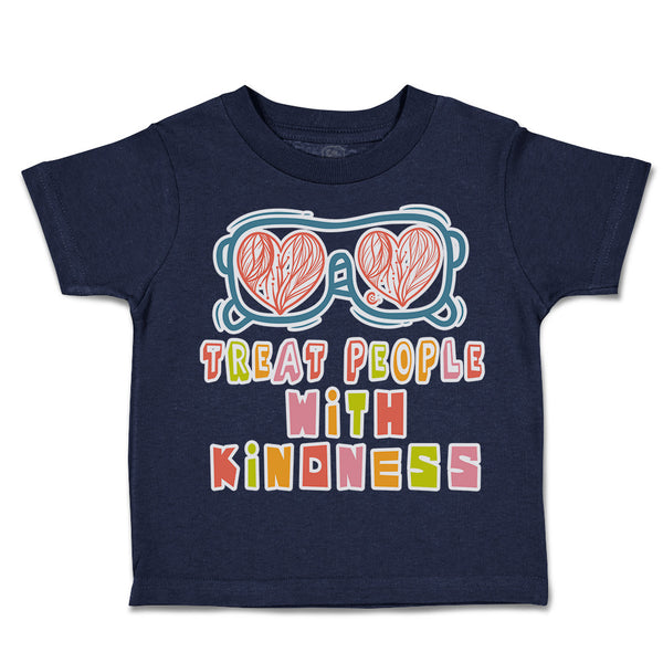 Toddler Clothes Treat People with Kindness Shades Toddler Shirt Cotton