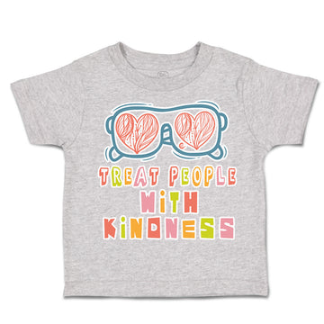 Toddler Clothes Treat People with Kindness Shades Toddler Shirt Cotton