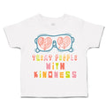 Toddler Clothes Treat People with Kindness Shades Toddler Shirt Cotton