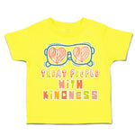 Toddler Clothes Treat People with Kindness Shades Toddler Shirt Cotton