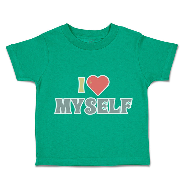 Toddler Clothes I Love Myself Heart Toddler Shirt Baby Clothes Cotton