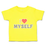 Toddler Clothes I Love Myself Heart Toddler Shirt Baby Clothes Cotton
