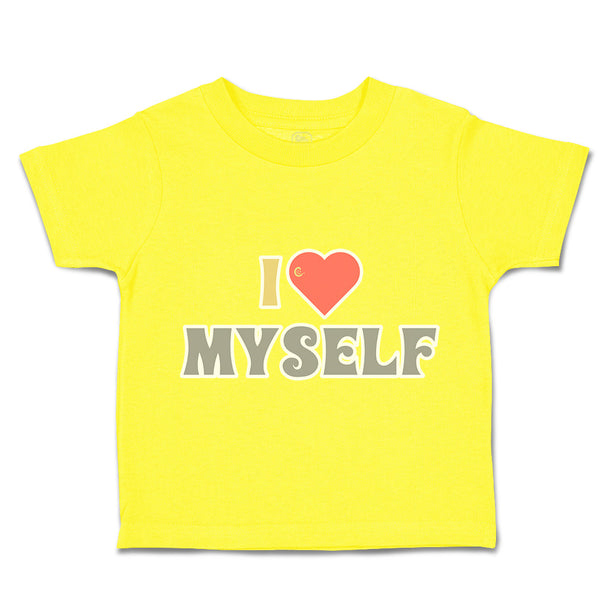 Toddler Clothes I Love Myself Heart Toddler Shirt Baby Clothes Cotton