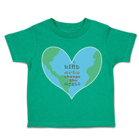 Toddler Clothes Kind Acts Change The World Heart Toddler Shirt Cotton