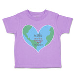 Toddler Clothes Kind Acts Change The World Heart Toddler Shirt Cotton