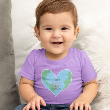 Toddler Clothes Kind Acts Change The World Heart Toddler Shirt Cotton