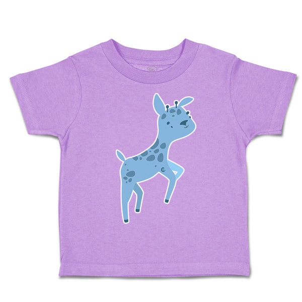 Toddler Clothes Blue Deer Cartoon Toddler Shirt Baby Clothes Cotton