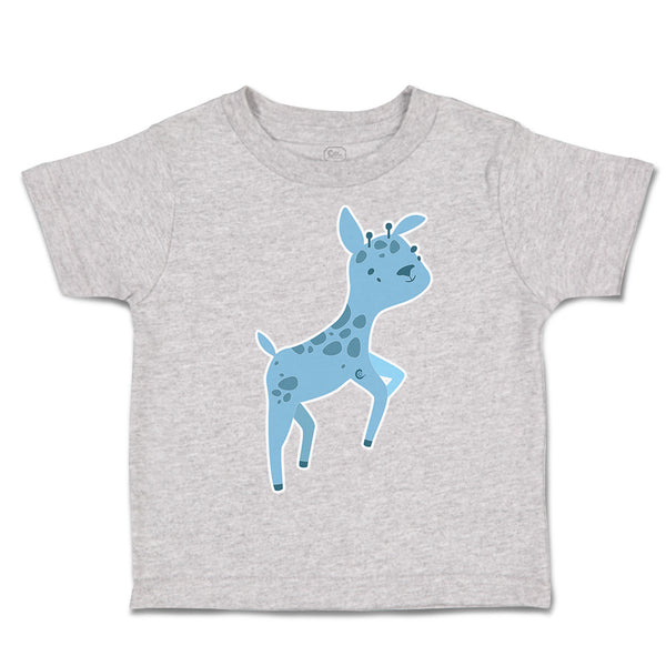 Toddler Clothes Blue Deer Cartoon Toddler Shirt Baby Clothes Cotton