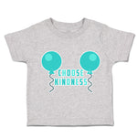 Toddler Clothes Choose Kindness Balloon Toddler Shirt Baby Clothes Cotton