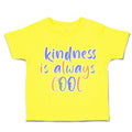 Toddler Clothes Kindness Is Always Cool Toddler Shirt Baby Clothes Cotton