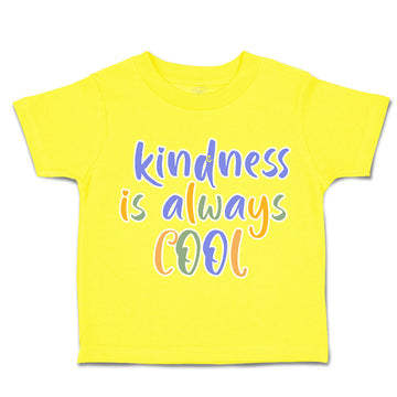 Toddler Clothes Kindness Is Always Cool Toddler Shirt Baby Clothes Cotton