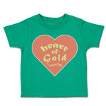 Toddler Clothes Heart of Gold Love Toddler Shirt Baby Clothes Cotton