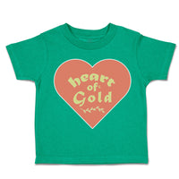 Toddler Clothes Heart of Gold Love Toddler Shirt Baby Clothes Cotton