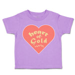 Toddler Clothes Heart of Gold Love Toddler Shirt Baby Clothes Cotton