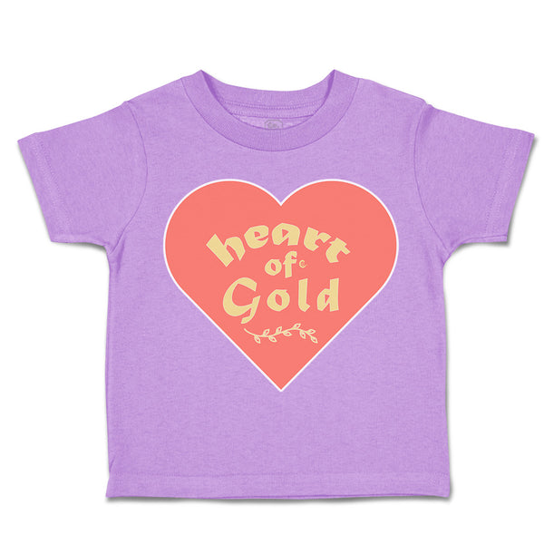 Toddler Clothes Heart of Gold Love Toddler Shirt Baby Clothes Cotton