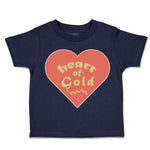 Toddler Clothes Heart of Gold Love Toddler Shirt Baby Clothes Cotton