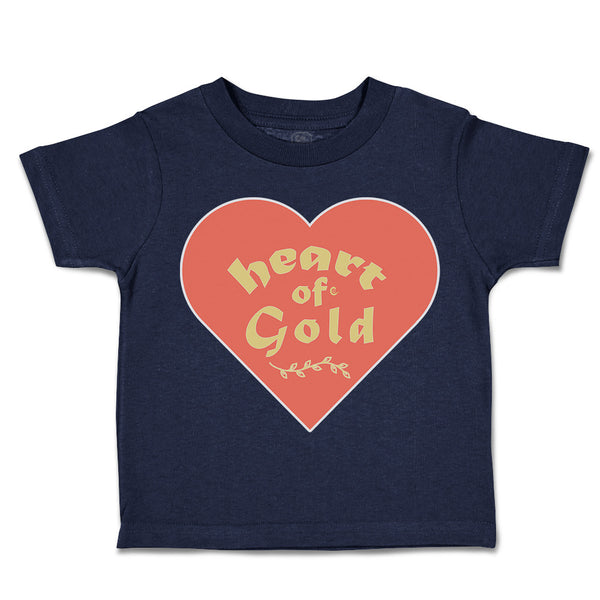 Toddler Clothes Heart of Gold Love Toddler Shirt Baby Clothes Cotton