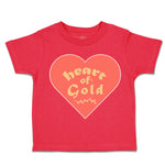 Toddler Clothes Heart of Gold Love Toddler Shirt Baby Clothes Cotton