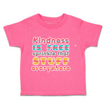 Toddler Clothes Kindness Is Free Sprinkle Stuff Everywhere Toddler Shirt Cotton