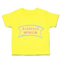 Toddler Clothes Kindness Ninja Toddler Shirt Baby Clothes Cotton
