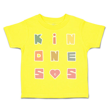Toddler Clothes Kindness Heart Toddler Shirt Baby Clothes Cotton
