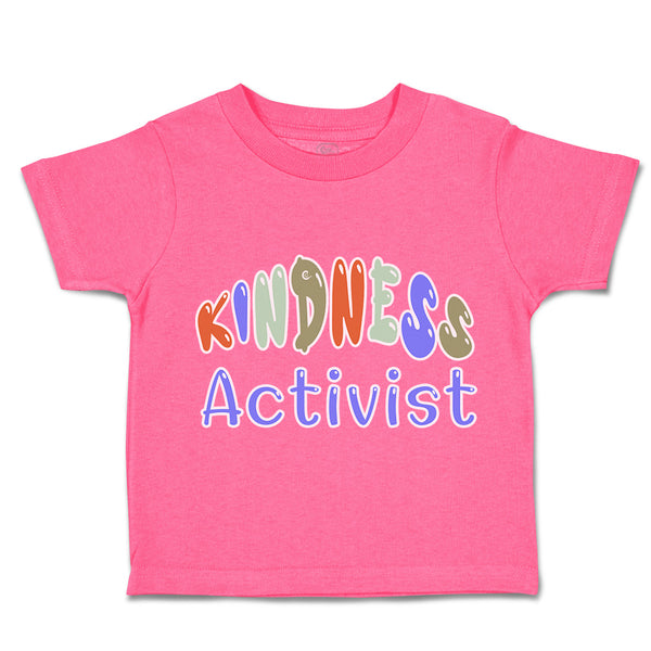 Toddler Clothes Kindness Activists Toddler Shirt Baby Clothes Cotton