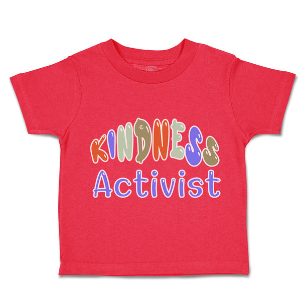 Toddler Clothes Kindness Activists Toddler Shirt Baby Clothes Cotton