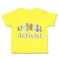 Toddler Clothes Kindness Activists Toddler Shirt Baby Clothes Cotton