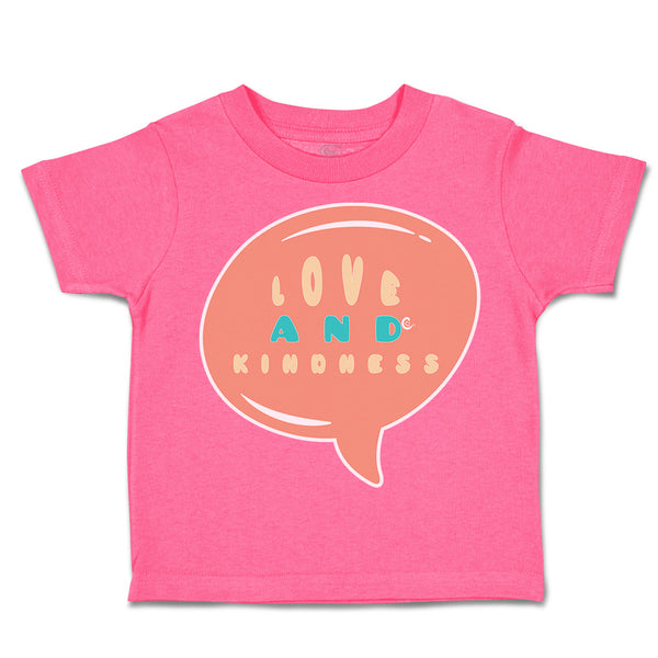 Toddler Clothes Love and Kindness Toddler Shirt Baby Clothes Cotton