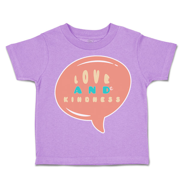 Toddler Clothes Love and Kindness Toddler Shirt Baby Clothes Cotton