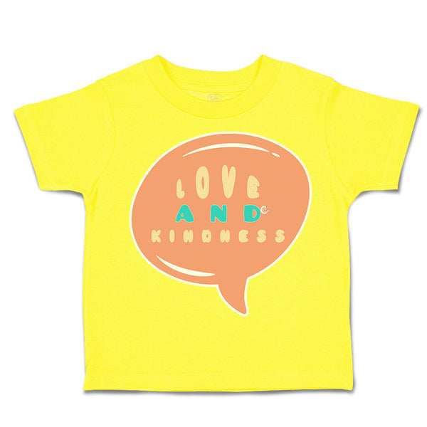 Toddler Clothes Love and Kindness Toddler Shirt Baby Clothes Cotton