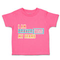 Toddler Clothes I Am Braver than My Fears Toddler Shirt Baby Clothes Cotton