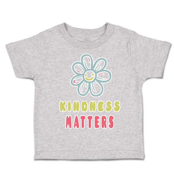 Toddler Clothes Kindness Matters Flower Toddler Shirt Baby Clothes Cotton
