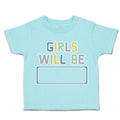 Toddler Clothes Girls Will Be A Toddler Shirt Baby Clothes Cotton