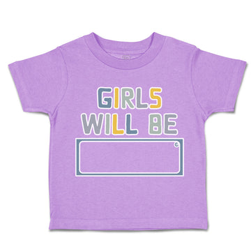 Toddler Clothes Girls Will Be A Toddler Shirt Baby Clothes Cotton