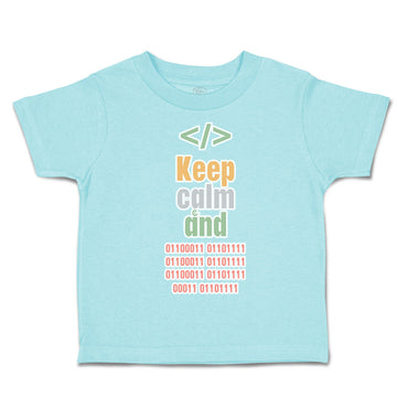 Toddler Clothes Keep Calm and Toddler Shirt Baby Clothes Cotton