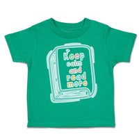 Toddler Clothes Keep Calm and Read More Books Toddler Shirt Baby Clothes Cotton