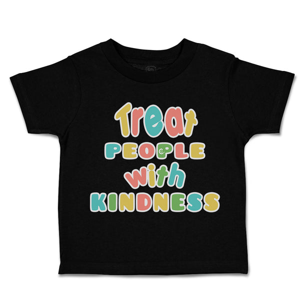 Toddler Clothes Treat People with Kindness Toddler Shirt Baby Clothes Cotton