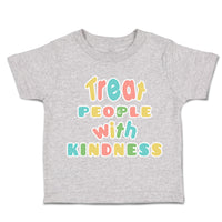 Toddler Clothes Treat People with Kindness Toddler Shirt Baby Clothes Cotton