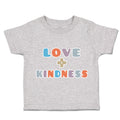 Toddler Clothes Love Plus Kindness Toddler Shirt Baby Clothes Cotton